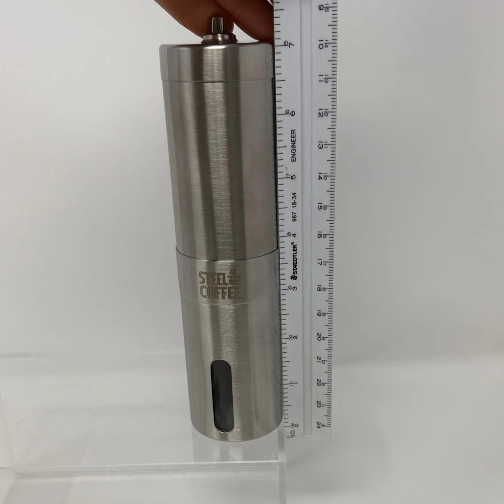 Steel Coffee Grinder Set with Scoop